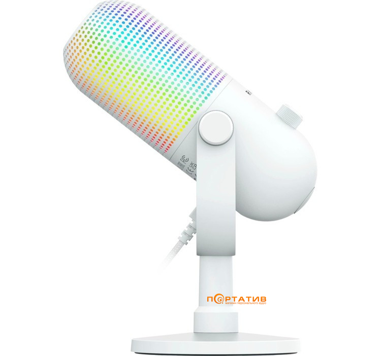 Мікрофон Razer Seiren V3 Chroma White (RZ19-05060200-R3M1)