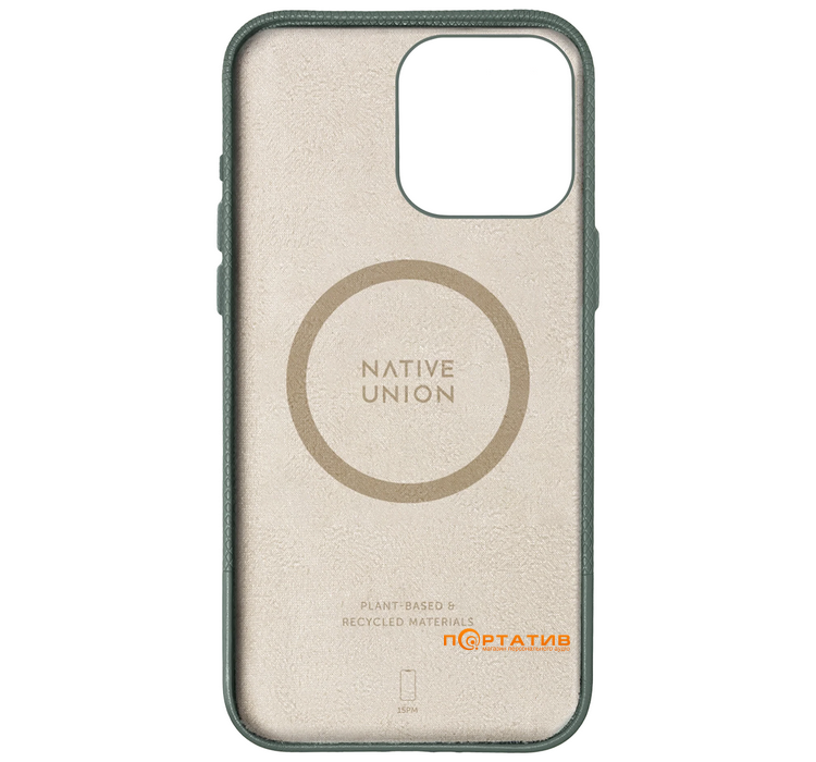 Native Union (RE) Classic Case Slate Green for iPhone 15 Pro Max (RECLA-GRN-NP23PM)