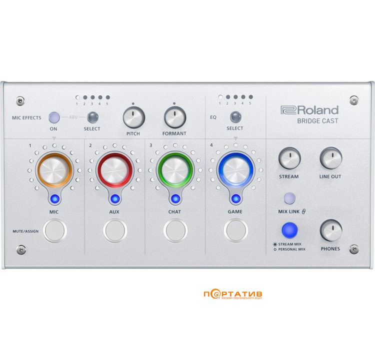 Аудіоінтерфейс Roland Bridge Cast White