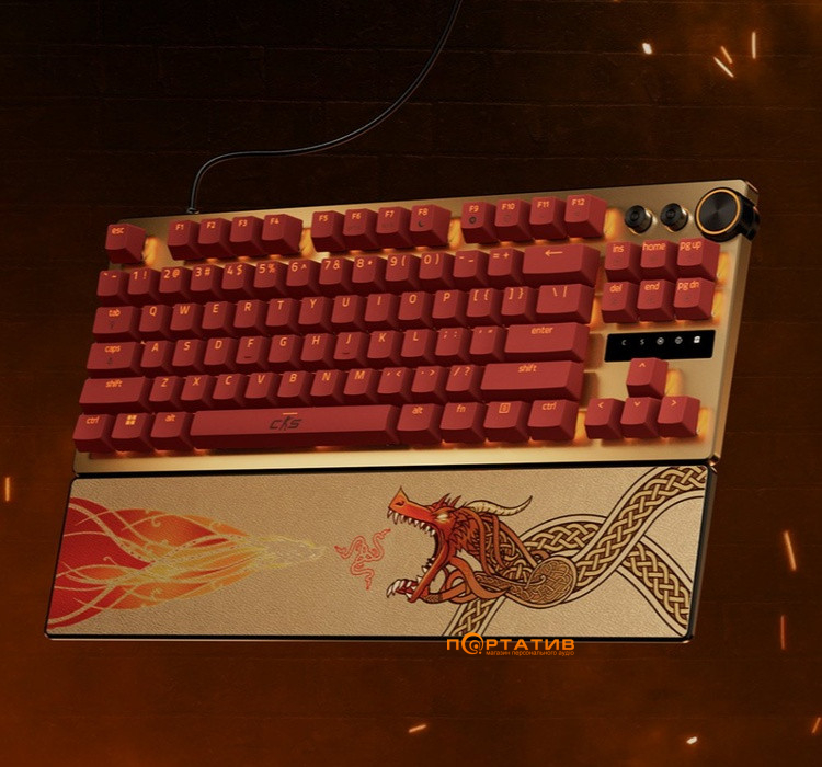 Ігрова клавіатура Razer Huntsman V3 PRO TKL Counter-Strike 2 Ed. (RZ03-04982100-R3M1)