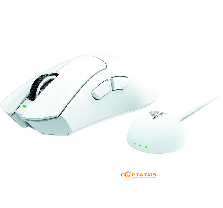Мишка Razer DeathAdder V4 Pro Wireless White (RZ01-05330200-R3G1)