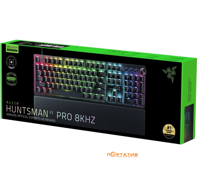 Ігрова клавіатура Razer Huntsman V3 PRO 8KHz UA (RZ03-05530100-R3M1)