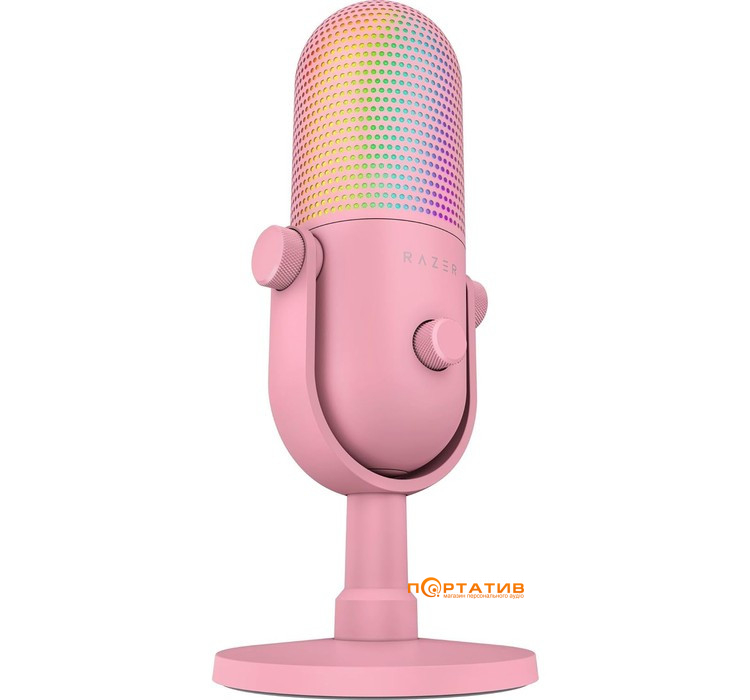 Микрофон Razer Seiren V3 Chroma Quartz (RZ19-05060300-R3M1)