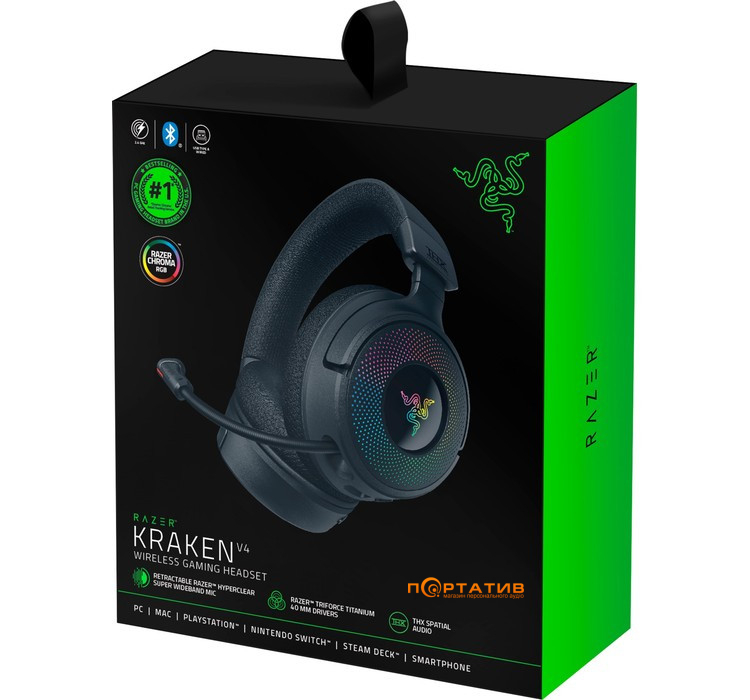 Игровая гарнитура Razer Kraken V4 Wireless (RZ04-05170100-R3M1)