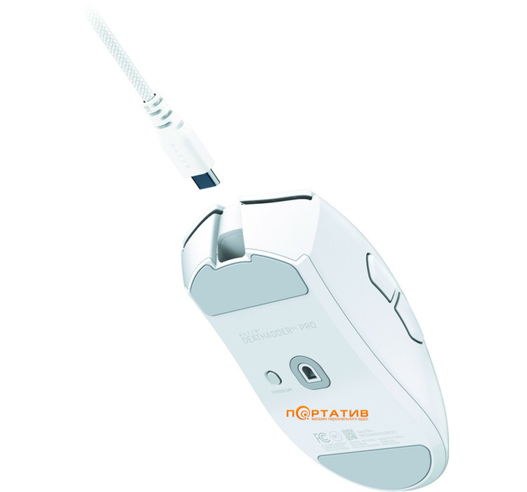 Мишка Razer DeathAdder V4 Pro Wireless White (RZ01-05330200-R3G1)