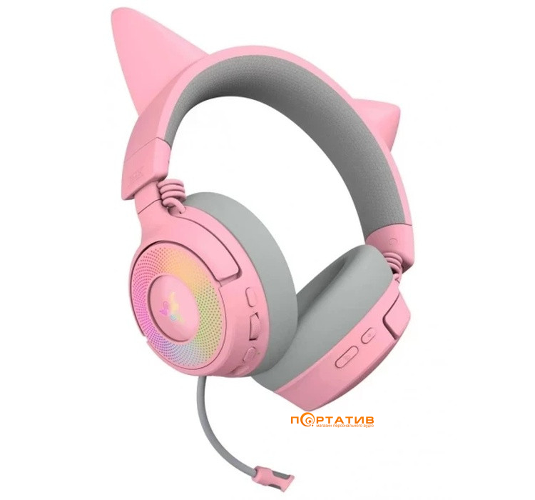 Ігрова гарнітура Razer Kraken Kitty V3 PRO Quartz (RZ04-05170200-R3M1)