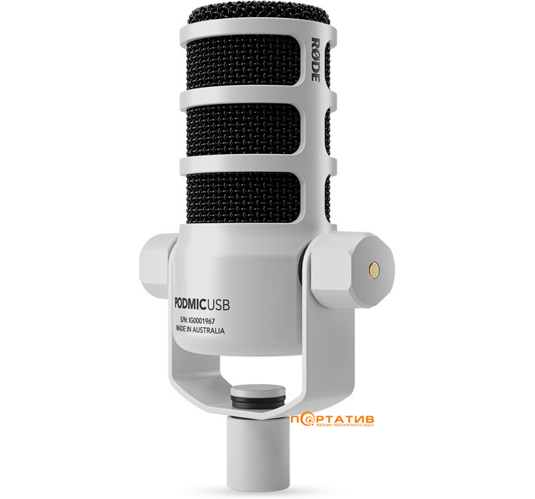 Мікрофон RODE PodMic USB White