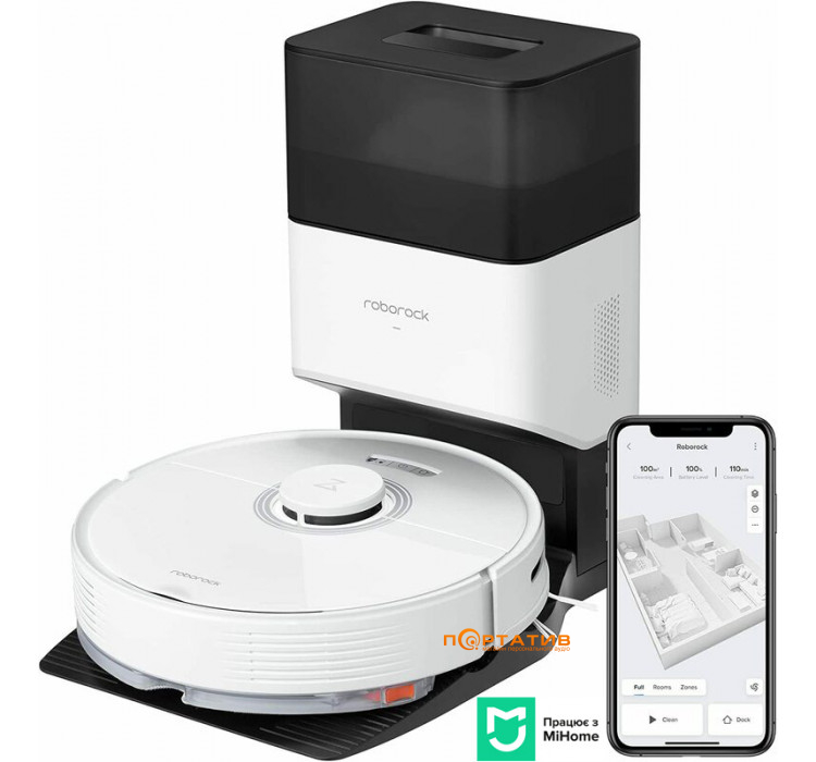 Робот пилосос RoboRock Vacuum Cleaner Q7 Max+ White