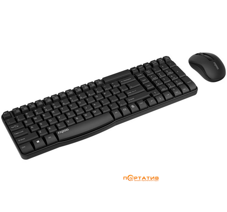 Комплект беспроводный Rapoo X1800S Wireless Black