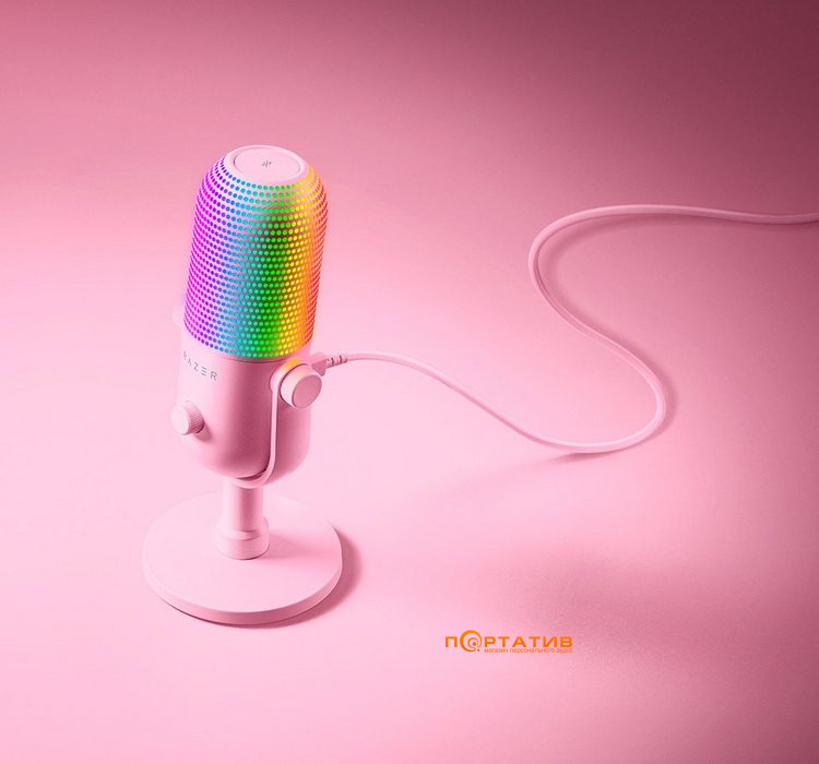 Микрофон Razer Seiren V3 Chroma Quartz (RZ19-05060300-R3M1)