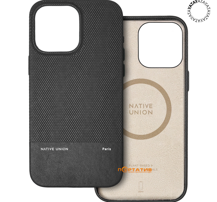 Native Union (RE) Classic Case Black for iPhone 15 Pro (RECLA-BLK-NP23P)