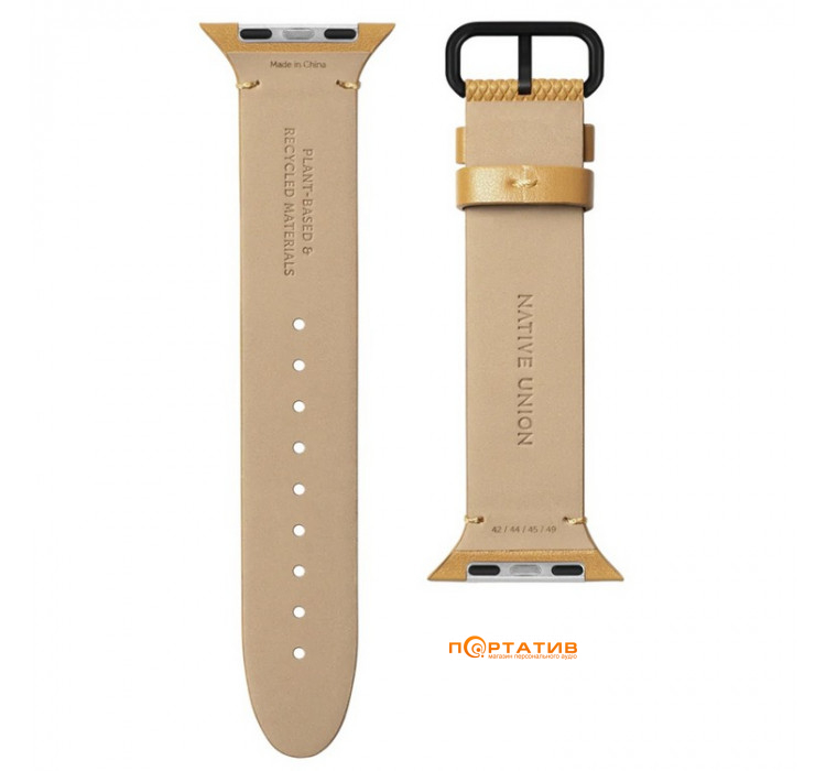 Ремінець Native Union (RE) Classic Band Kraft for Apple Watch 49/45/44mm (RESTRAP-AW-L-KFT)