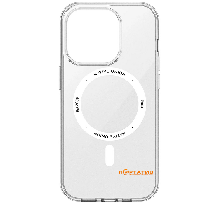 Native Union (RE) Clear Case Clear for iPhone 15 Pro Max (RECLE-TRA-NP23PM)