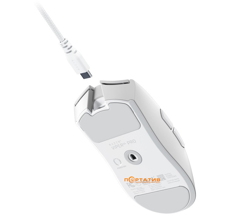 Мышка Razer Viper V4 Pro Wireless White (RZ01-05630200-R3G1)
