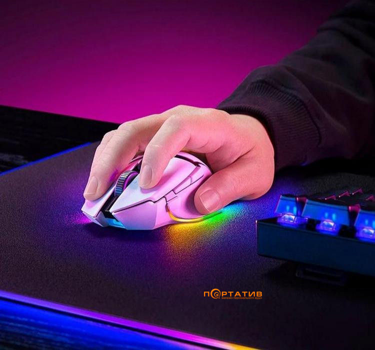Мышка Razer Basilisk V3 Pro Wireless 35K White (RZ01-05240200-R3G1)