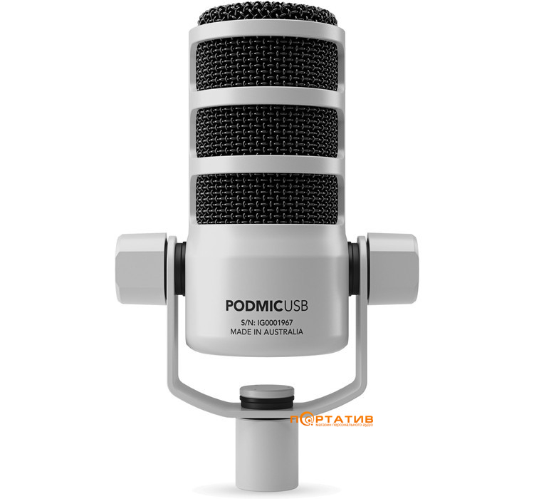 Мікрофон RODE PodMic USB White