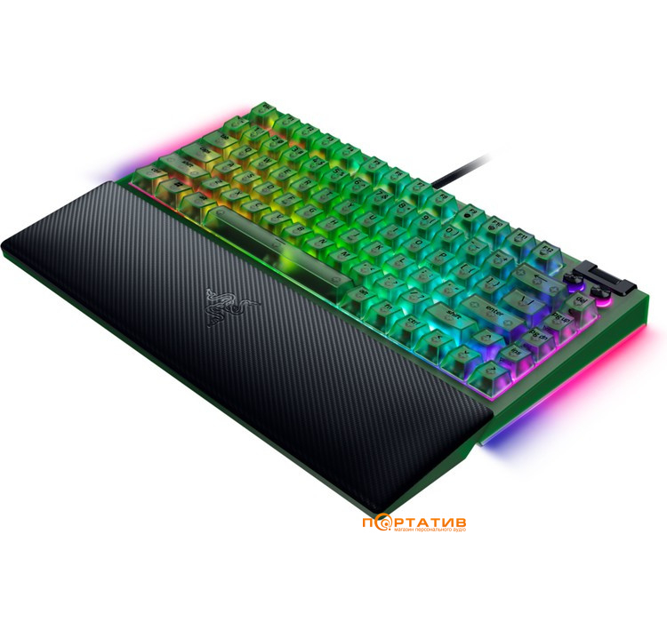 Ігрова клавіатура Razer BlackWidow V4 75% Phantom Green (RZ03-05003300-R3M1)