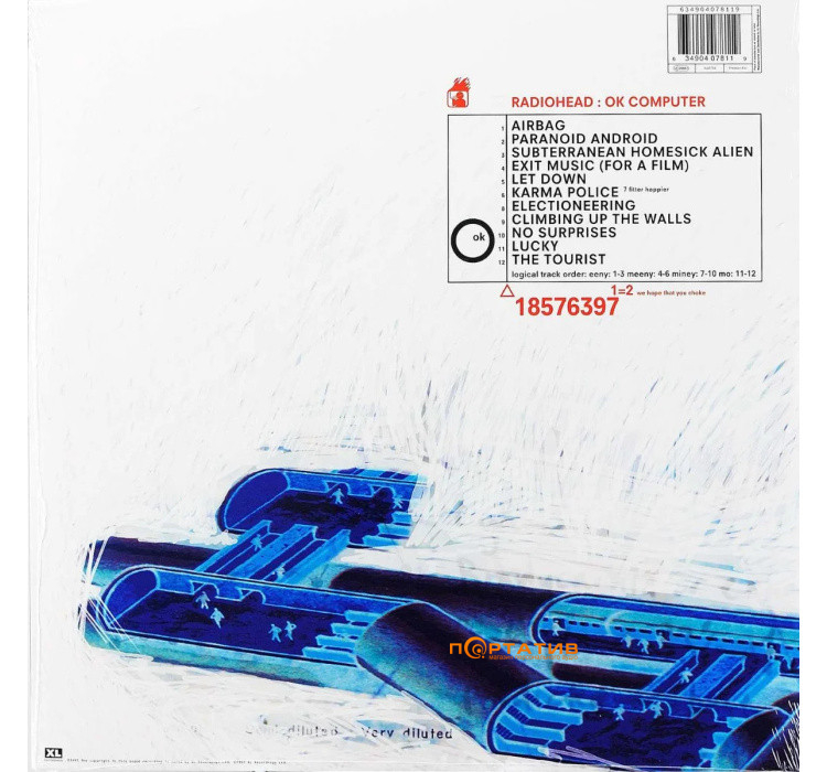 Виниловая пластинка Radiohead - OK Computer [2LP]