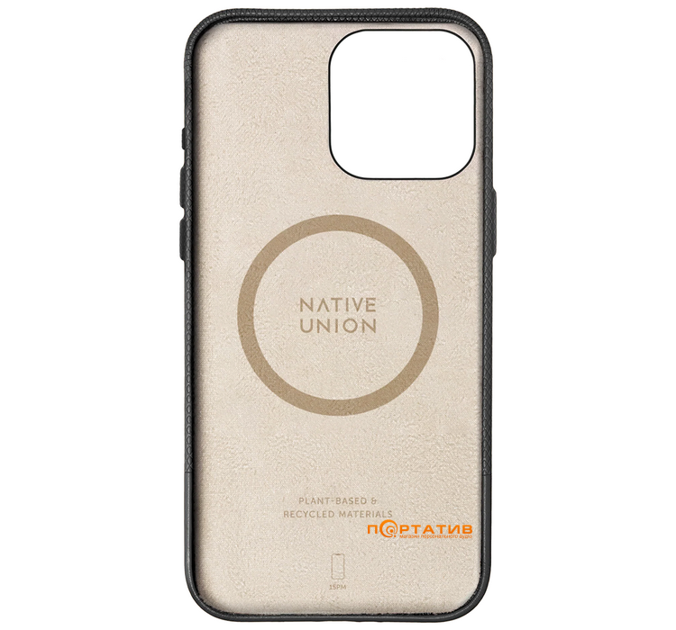 Native Union (RE) Classic Case Black for iPhone 15 Pro Max (RECLA-BLK-NP23PM)