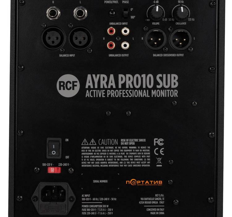 Сабвуфер RCF AYRA Pro 10 Sub