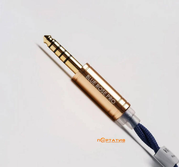 Кабель для навушників Roseselsa Blue Rose Pro Cable (0.78 2 pin 4.4mm)