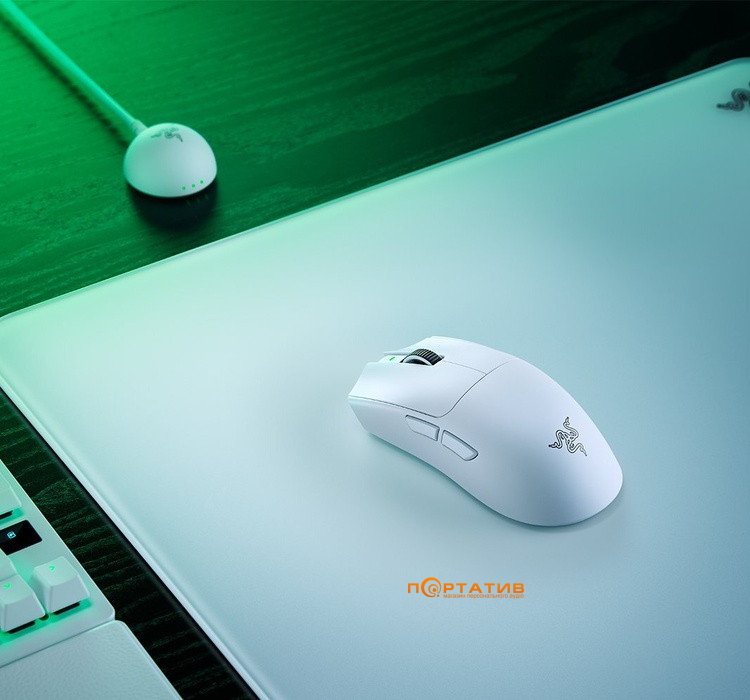 Мышка Razer Viper V4 Pro Wireless White (RZ01-05630200-R3G1)