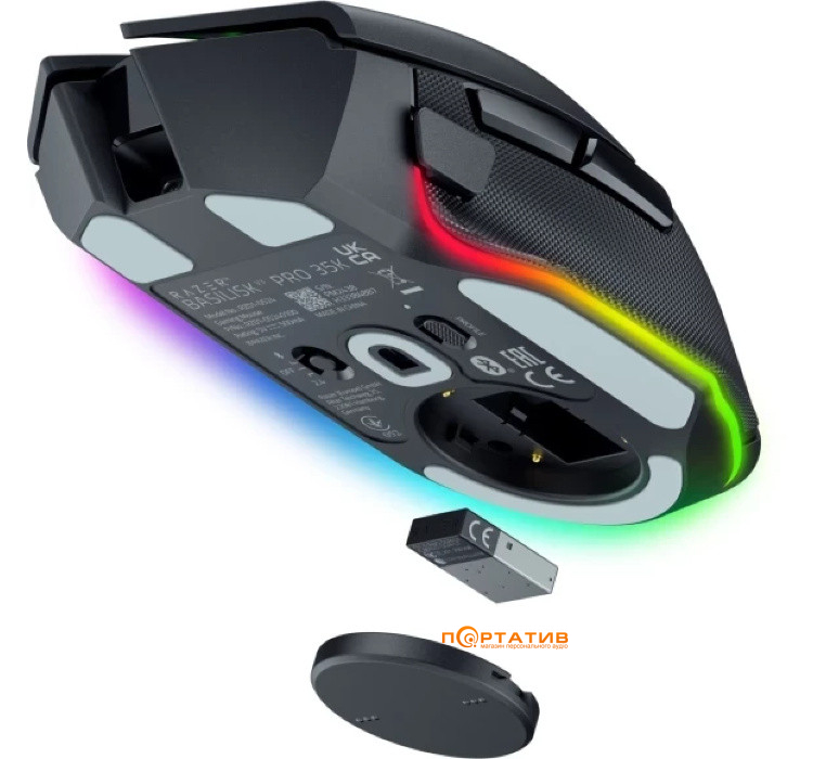 Мышка Razer Basilisk V3 Pro Wireless 35K Black (RZ01-05240100-R3G1)