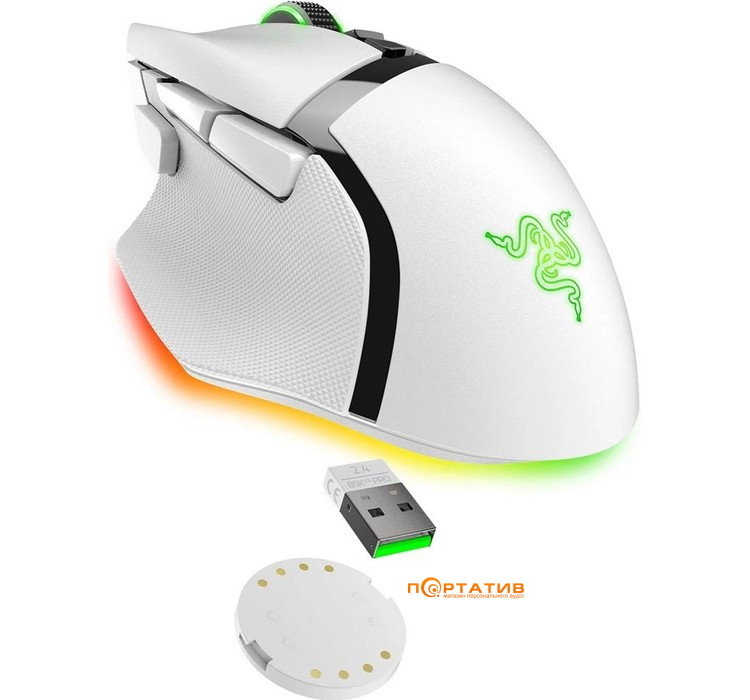 Мышка Razer Basilisk V3 Pro Wireless 35K White (RZ01-05240200-R3G1)