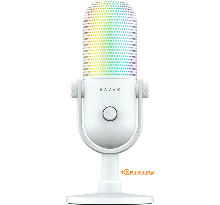 Мікрофон Razer Seiren V3 Chroma White (RZ19-05060200-R3M1)
