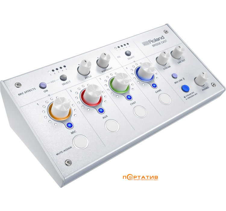 Аудіоінтерфейс Roland Bridge Cast White