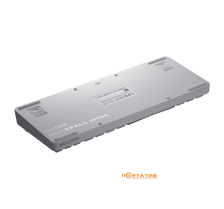 Игровая клавиатура HATOR Rockfall 3 Mecha TKL Wireless Orange, White (HTK851UA)
