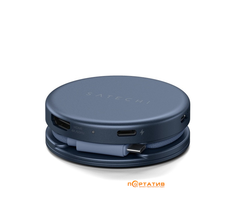 Хаб Satechi OntheGo 5-in-1 USB-C Multiport Indigo (ST-POTG5B)