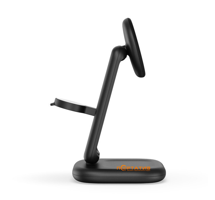 Зарядний пристрій Satechi 3-in-1 Foldable Qi2 25W Stand Space Gray (ST-Q25F31C-EA)