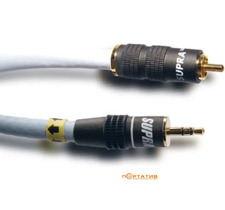 Кабель цифровий Supra Trico 3.5mm-RCA Digital Coaxial 1m