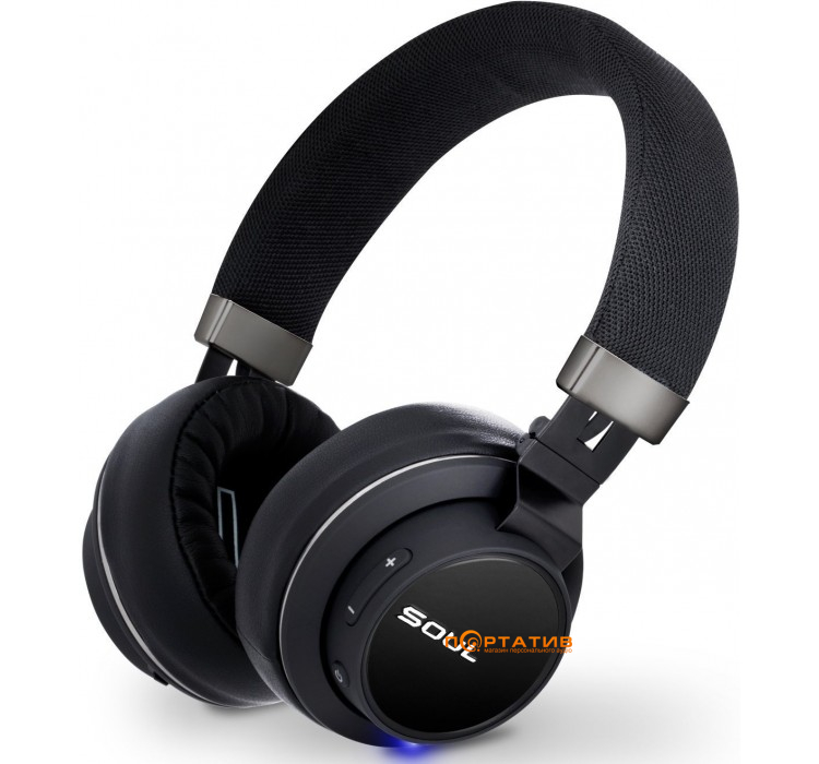 Soul Impact OE Wireless High Efficiency Over-Ear Headphones Black