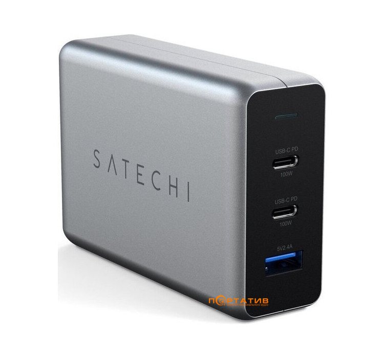 Satechi 100W USB-C PD Compact Gan Charger (ST-TC100GM-EU)