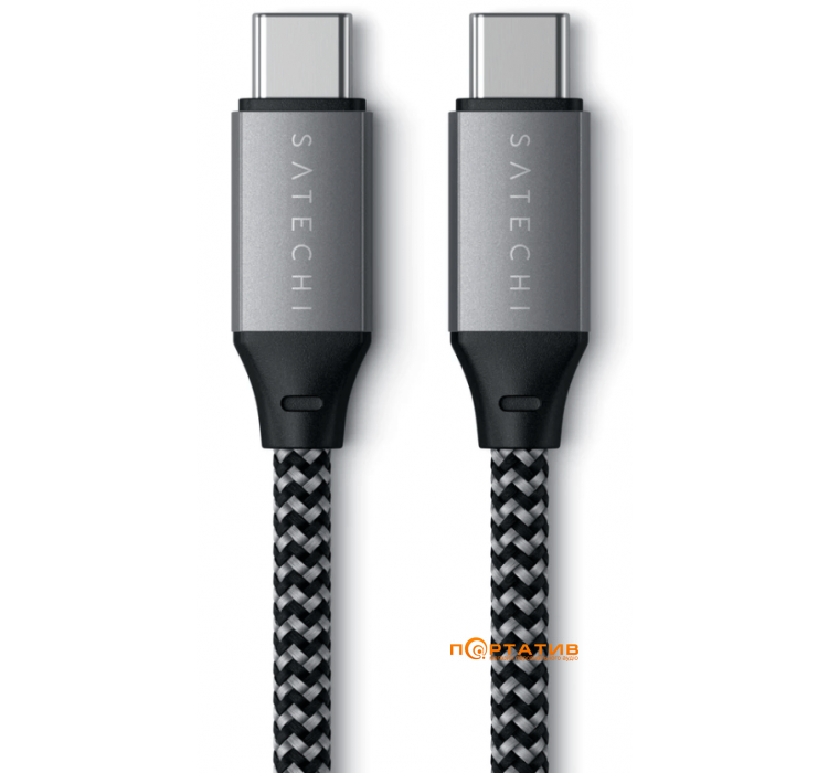 Satechi USB-C to USB-C Cable 100W 25 cm Space Gray (ST-TCC10M)