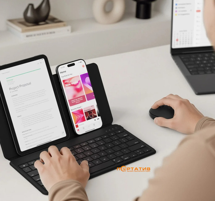 Мышка Satechi OntheGo Bluetooth Black (ST-MOTGK)