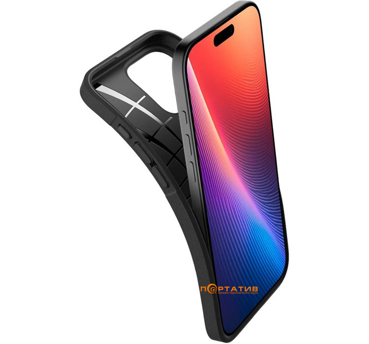 Чехол Spigen для Apple iPhone 16 Pro, Core Armor, Matte Black (ACS08157)