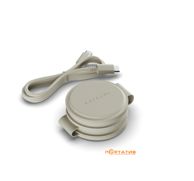 Беспроводное ЗУ Satechi OntheGo 3-in-1 Wireless Charger Sand (ST-QTG31W)