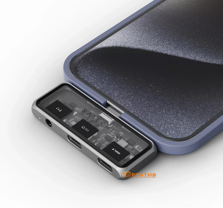 Хаб Satechi Mobile XR Hub with microSD Reader Space Grey (ST-HXRAJM)