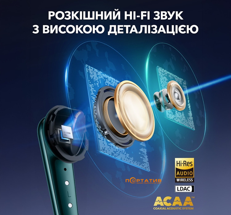 Наушники Anker SoundCore Liberty 4 Pro Green (A3954G61)