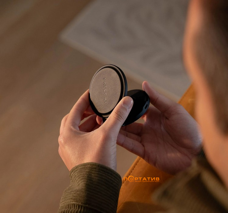 Беспроводное ЗУ Satechi OntheGo 2-in-1 Wireless Charger Black (ST-QTG21K)