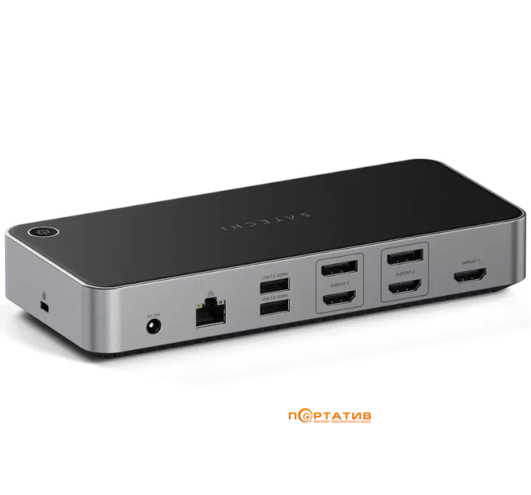 Док-станция Satechi Triple 4K Display Space Gray (ST-D4KTM-EU)