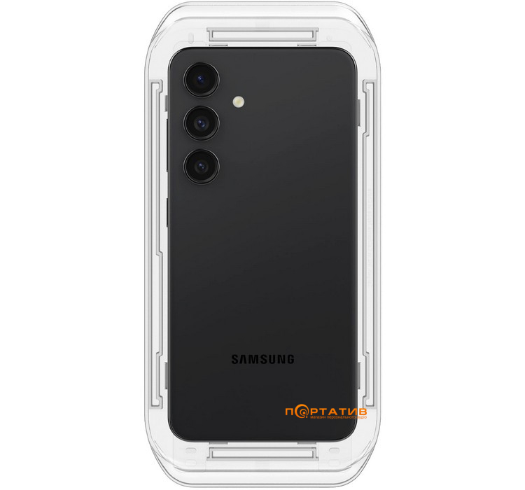 Защитное стекло Spigen для Samsung Galaxy S24 tR EZ Fit HD 2-Pack (AGL07440)
