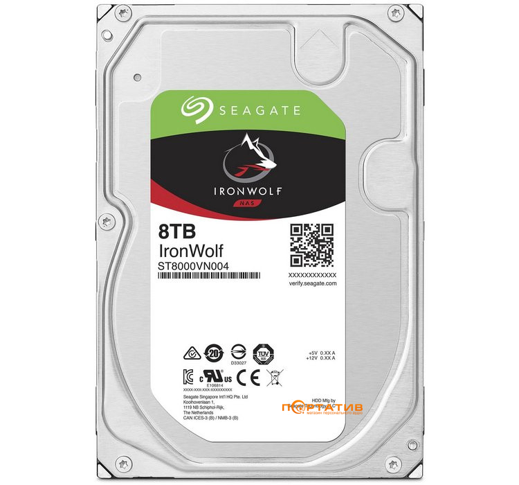 Жорсткий диск Seagate IronWolf 8TB (ST8000VN004)