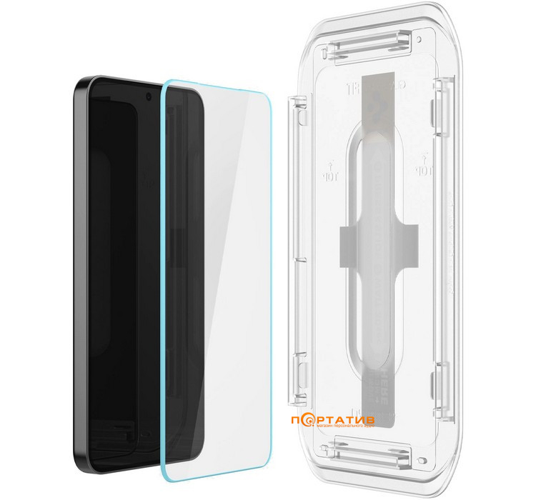 Защитное стекло Spigen для Samsung Galaxy S24 tR EZ Fit HD 2-Pack (AGL07440)