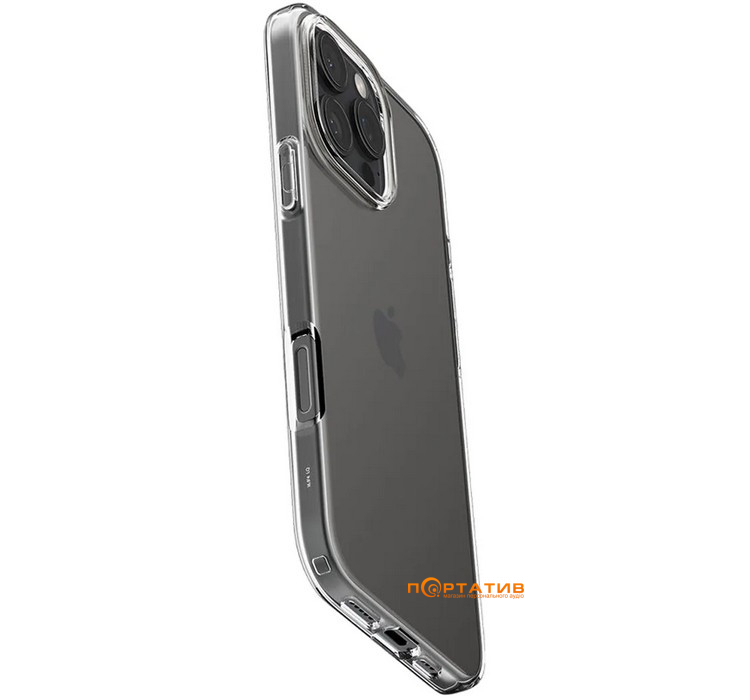 Чехол Spigen для Apple iPhone 16 Pro, Liquid Crystal, Crystal Clear (ACS08112)