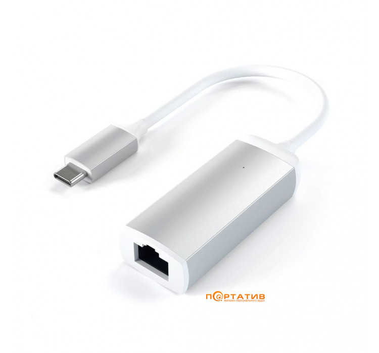 Адаптер Satechi Type-C Ethernet Adapter Silver (ST-TCENS)