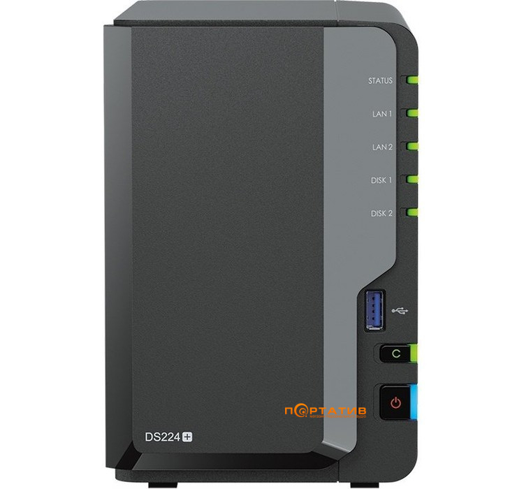 Мережеве сховище Synology NAS Disk Station DS224+